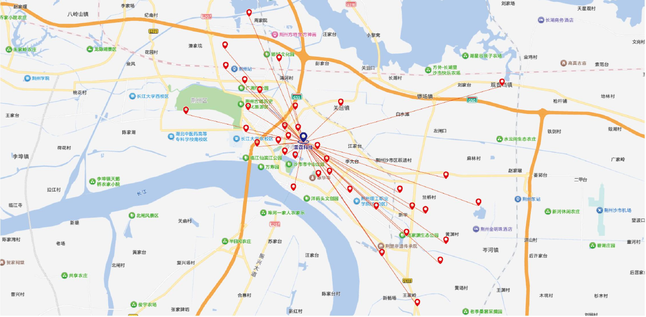 雷霆科技站点辐射图